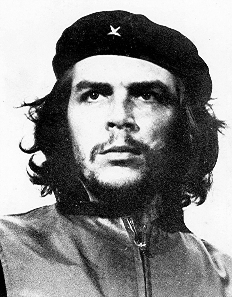 The original image of Ernesto "Che" Guevara, taken by Alberto Korda in 1960 The original image of Ernesto "Che" Guevara, taken by Alberto Korda in 1960