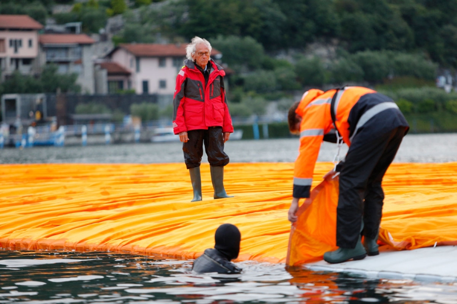 Walking On Golden Water Christo S Floating Piers