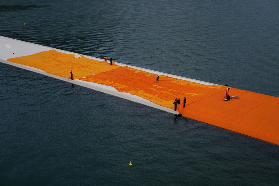 Walking On Golden Water Christo S Floating Piers
