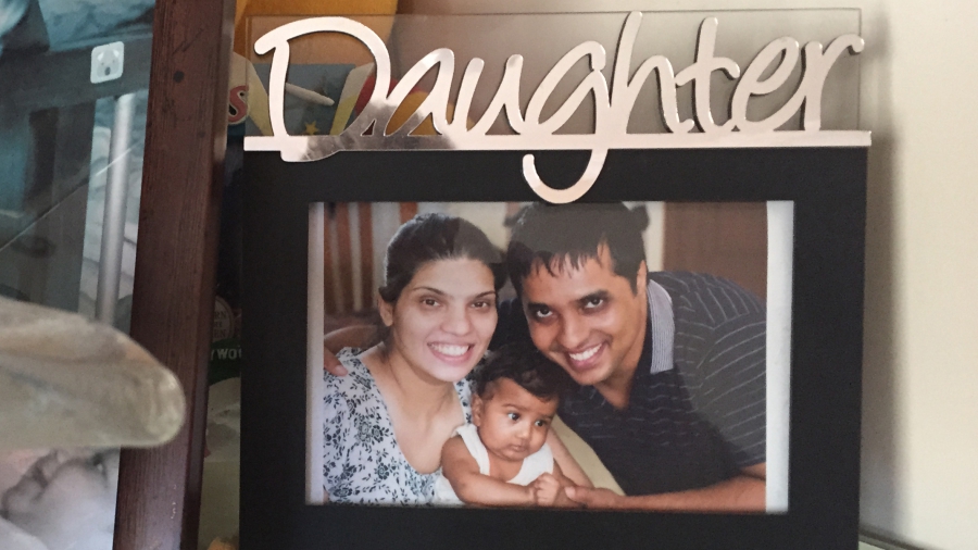 The D'Souzas adopted Tenaya when she was five months old. The D'Souzas adopted Tenaya when she was five months old.