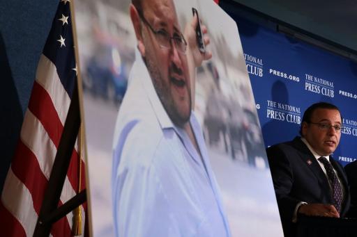 Ali Rezaian, brother of Washington Post Tehran bureau chief Jason Rezaian, during a news conference at the National Press Club July 22, 2015 in Washington, DC. Ali Rezaian, brother of Washington Post Tehran bureau chief Jason Rezaian, during a news conference at the National Press Club July 22, 2015 in Washington, DC.