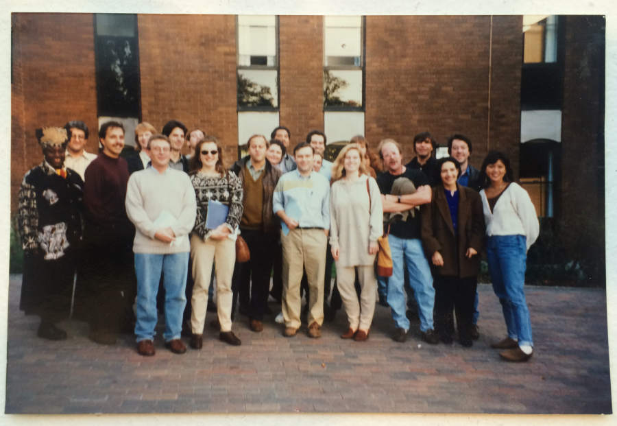 The original team of PRI's The World, in the UK. The original team of PRI's The World, in the UK.