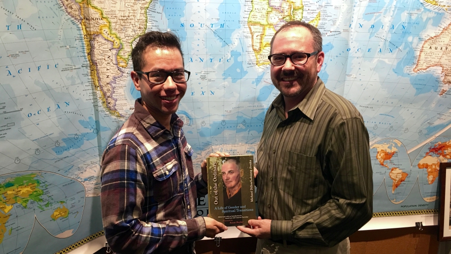 Jacob Lau (left) and Cameron Partridge worked together to finally get the memoir of Michael Dillon/Lobzang Jivaka published. The book came out in November 2015. Jacob Lau (left) and Cameron Partridge worked together to finally get the memoir of Michael Dillon/Lobzang Jivaka published. The book came out in November 2015.