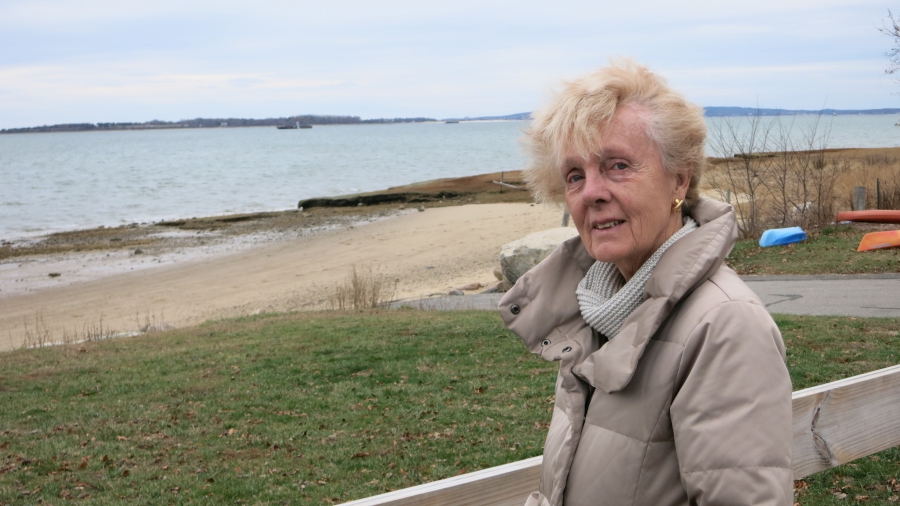 Mary Lampert lives across the bay from the Pilgrim nuclear power plant in Plymouth, Mass. She says the risks that come with nuclear energy are too great to build more. Mary Lampert lives across the bay from the Pilgrim nuclear power plant in Plymouth, Mass. She says the risks that come with nuclear energy are too great to build more.