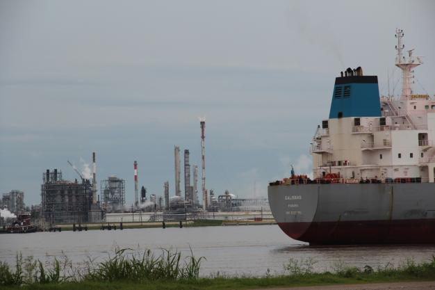 Looking out on the Mississippi River from Norco. Looking out on the Mississippi River from Norco.