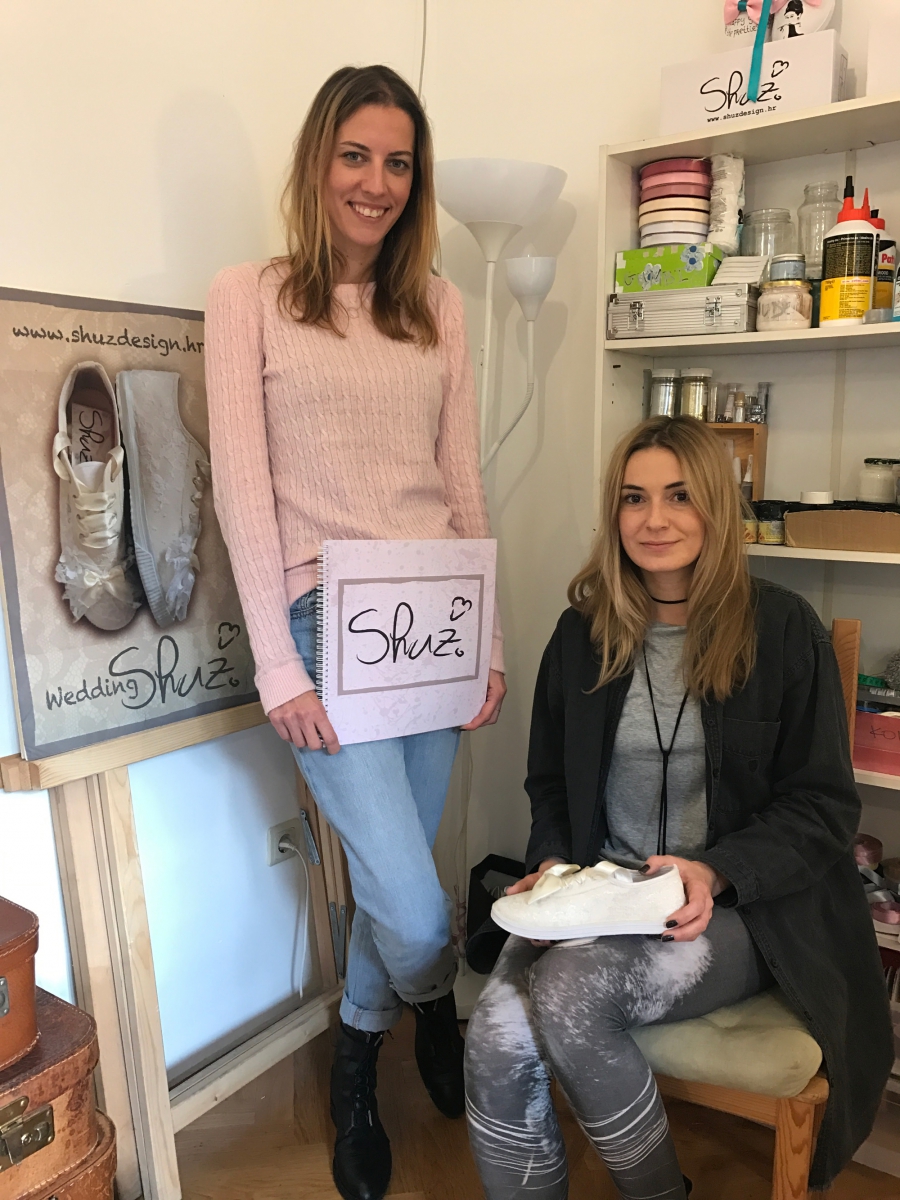 Croatian entrepreneurs in their studio.