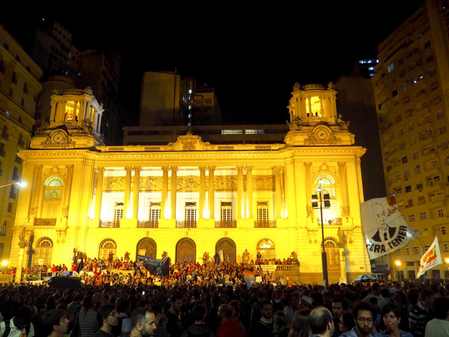Anti-Temer protests in Rio de Janeiro on May 18. Anti-Temer protests in Rio de Janeiro on May 18.
