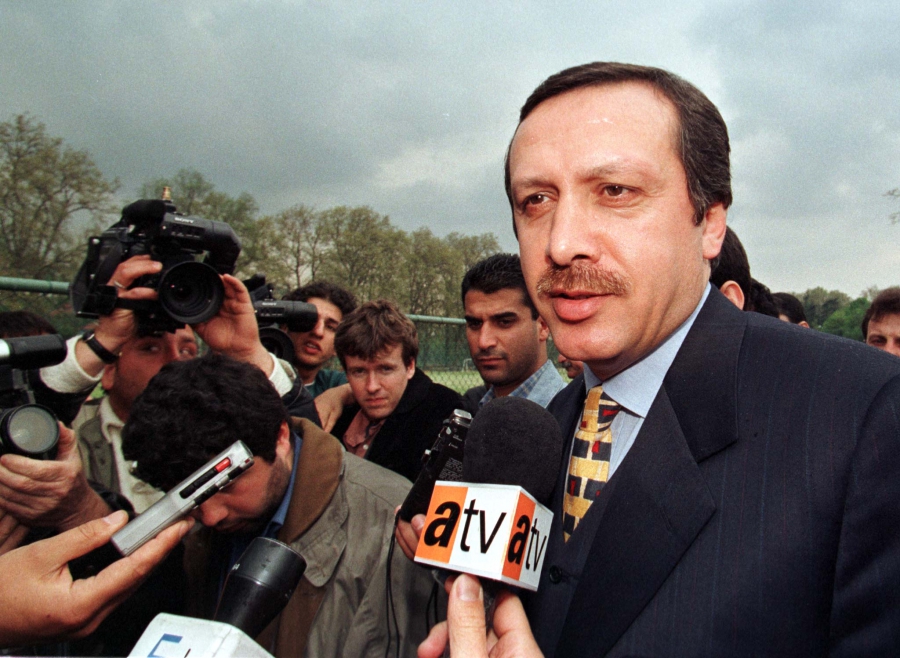Recep Tayyip Erdogan, when he was mayor of Istanbul, on April 21, 1998. Recep Tayyip Erdogan, when he was mayor of Istanbul, on April 21, 1998.