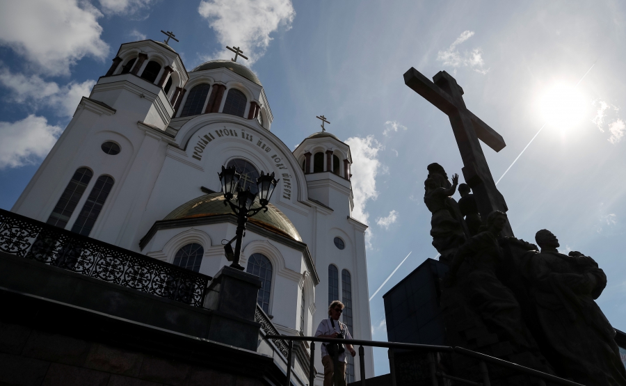 A church and monument to the last Russian Czar Nicholas II and his family are pictured in Yekaterinburg, Russia, Aug. 19, 2017. A church and monument to the last Russian Czar Nicholas II and his family are pictured in Yekaterinburg, Russia, Aug. 19, 2017.