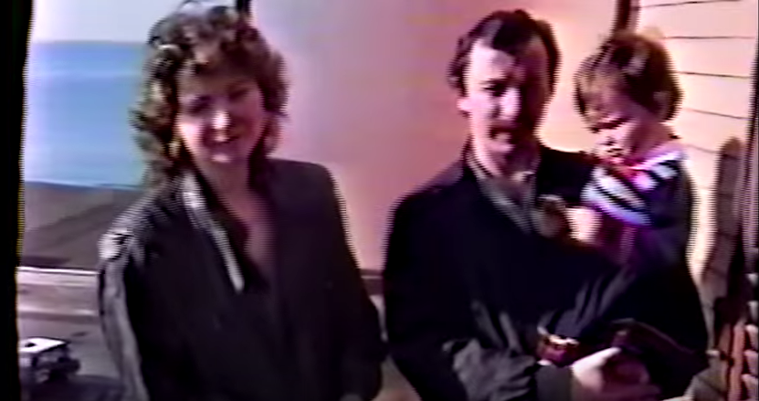The documentary includes news footage of the Vayntrub family during their long journey to the US.