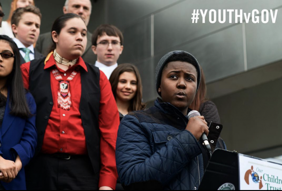 Victoria 2 The 21 young plaintiffs argue that the US government put the lives of citizens at risk from climate change by allowing coal mining and oil drilling on public lands, and they want the courts to require the government to reduce CO2 pollution.