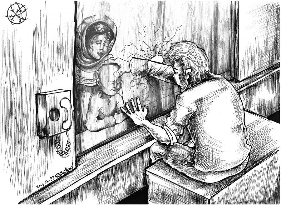 cartoon about Palestinian prisoners