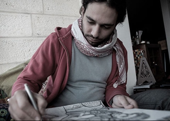 Amer Shomali, co-director and visual artist for "The Wanted 18" Amer Shomali, co-director and visual artist for "The Wanted 18"