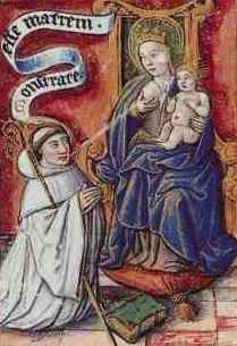 Bernard of Clairvaux drinks the milk of the Virgin Mary. Bernard of Clairvaux drinks the milk of the Virgin Mary.