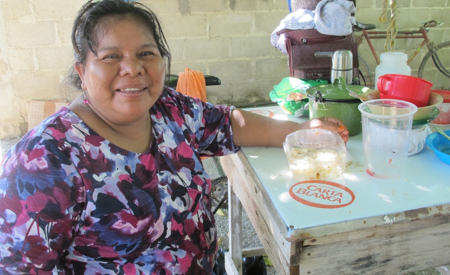 Maria López, 53, rallied to pressure the municipal president of Chahuites to fulfill a campaign promise to close the town’s local migrant shelter. She thinks the arrival of migrants has made Chahuites more dangerous. Maria López, 53, rallied to pressure the municipal president of Chahuites to fulfill a campaign promise to close the town’s local migrant shelter. She thinks the arrival of migrants has made Chahuites more dangerous.