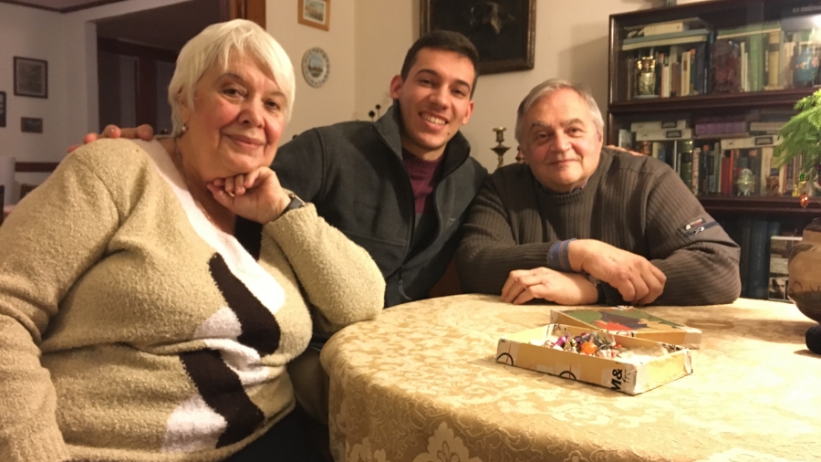 My grandparents reminisced about their New Year's traditions in Russia. My grandparents reminisced about their New Year's traditions in Russia.