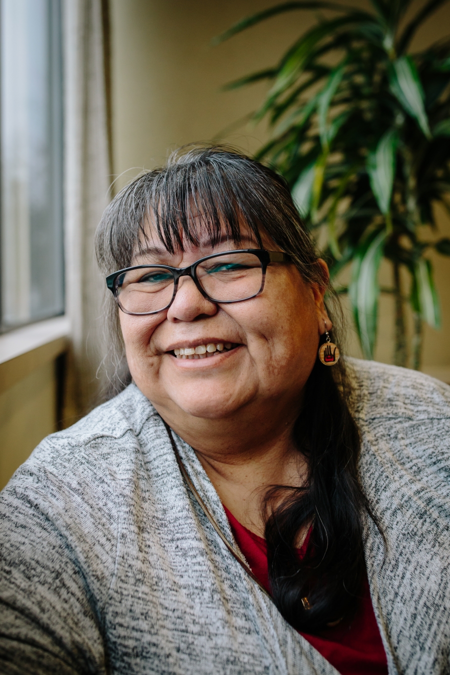 Doris Paul helped create First Nations Court five years ago, A close-up of Indigenous Elder Doris Paul.