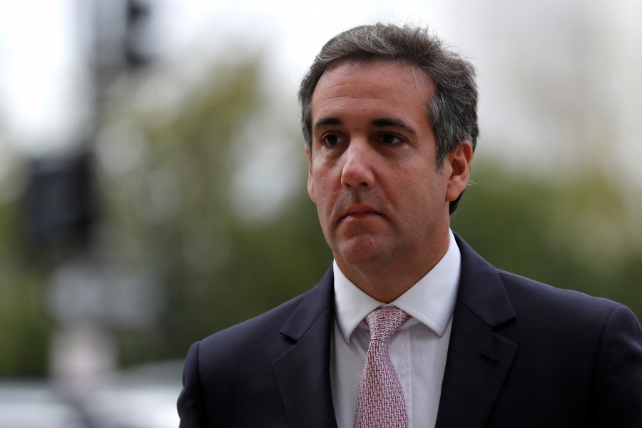 Michael Cohen, personal attorney for President Donald Trump in Washington, DC. Michael Cohen is pictured in a In a profile photograph,