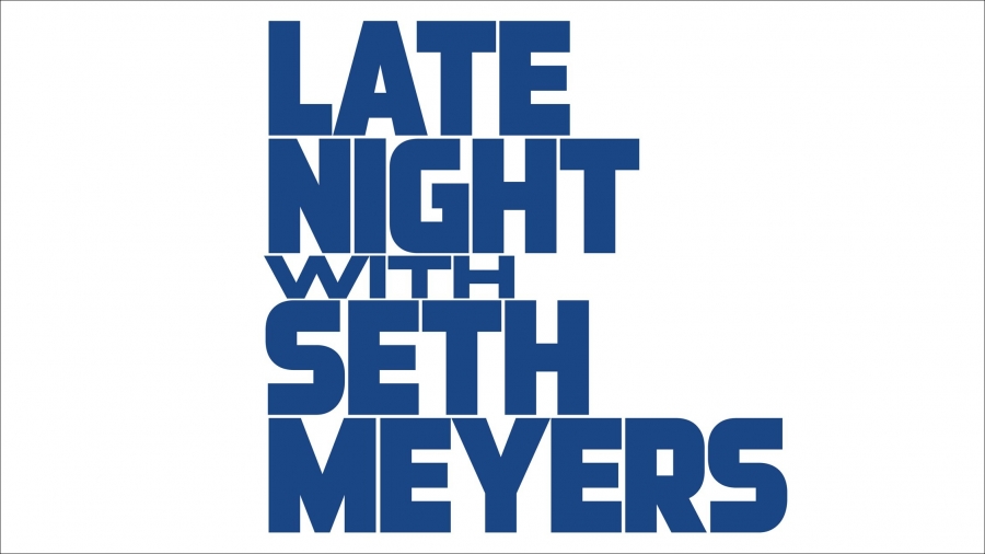 One possible logo design for “Late Night with Seth Meyers,” inspired by the “CBS Evening News.” One possible logo design for “Late Night with Seth Meyers,” inspired by the “CBS Evening News.”