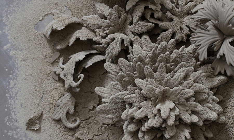 “Flora,” 2010. Detail from residency studio, Victoria & Albert Museum, 2010 “Flora,” 2010. Detail from residency studio, Victoria & Albert Museum, 2010