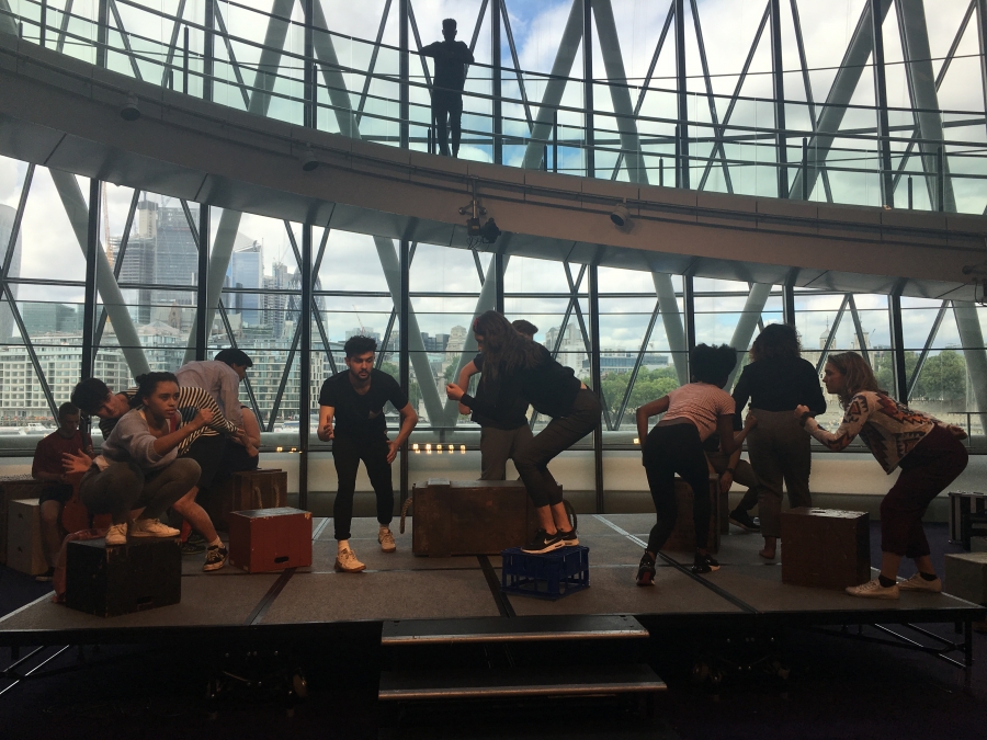 The play tells the story of three young migrants who travel to England together. They all suffer from sleeplessness. The play tells the story of three young migrants who travel to England together. They all suffer from sleeplessness.