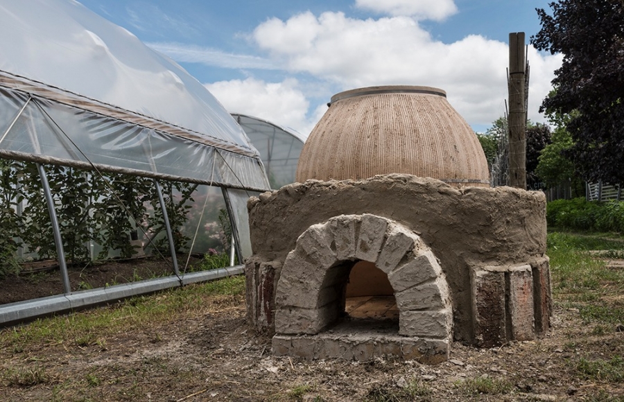 Tandoori ovens created by John Riepenhoff. Tandoori ovens created by John Riepenhoff.