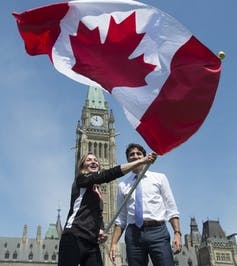 flag flying