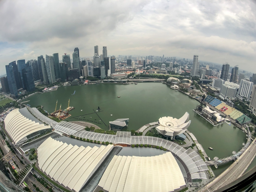 Singapore Singapore has expanded its land area by 20 percent over the last 50 years, often using sand dug up elsewhere in Southeast Asia. Its government says all of its sand imports have been legal, but Cambodia, Vietnam and Indonesia have recently banned sand expo