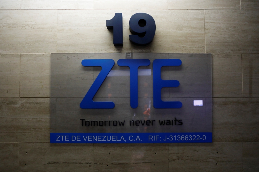 China's ZTE Corp logo