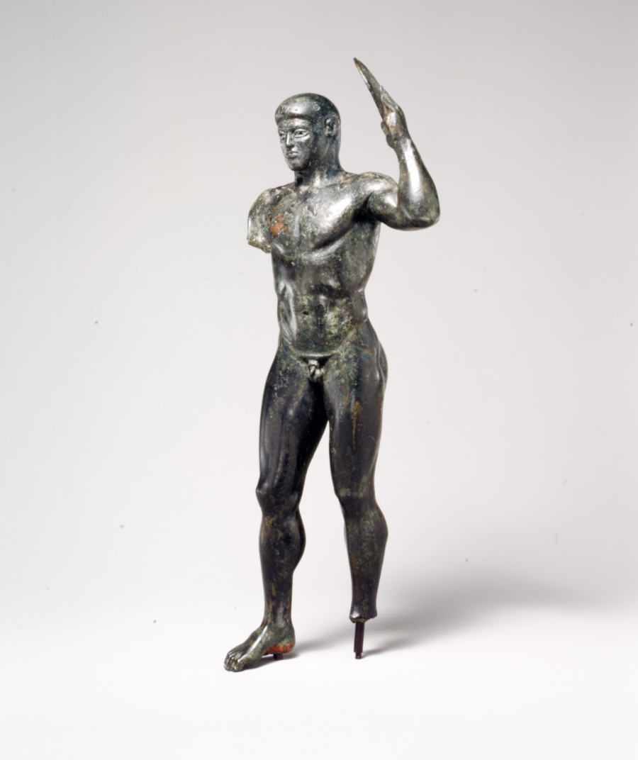 Bronze diskos thrower, 480-460 B.C. Bronze diskos thrower, 480-460 B.C.