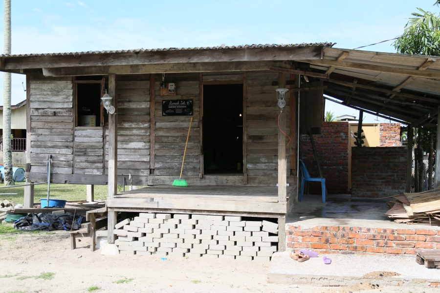 simple wooden house