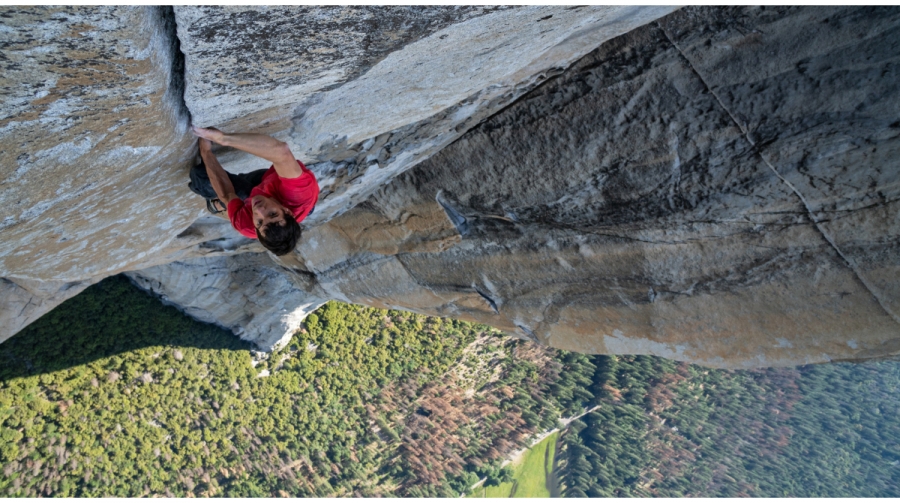 Alex Honnold, "Free Solo" Alex Honnold climbs in Yosemite National Park