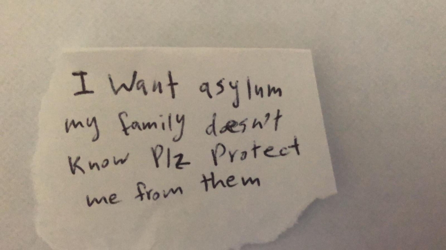 Note A hand written note
