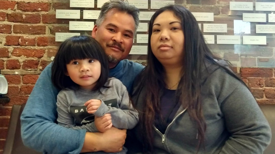 A family with a small child