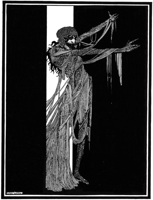 Harry Clarke's 1919 illustration for the story “The Fall of the House of Usher." Harry Clarke's 1919 illustration for the story “The Fall of the House of Usher."