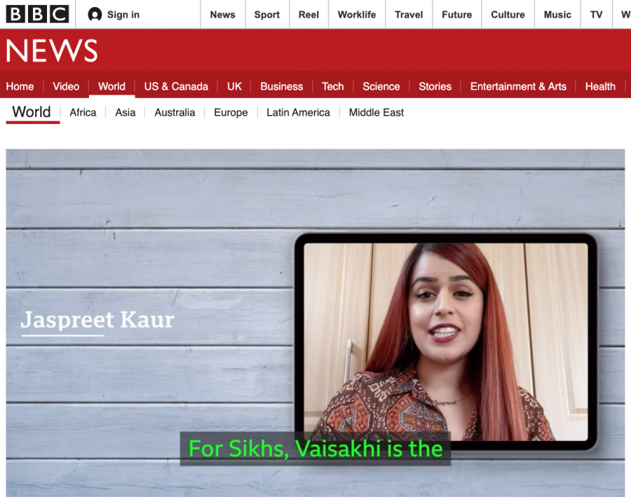 A screenshot of BBC News