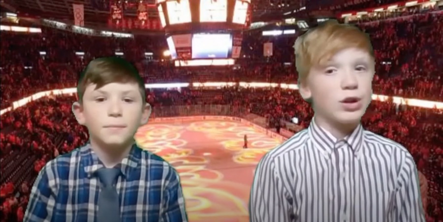 A screenshot of two boys from YouTube