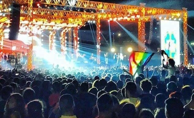 People at a concert