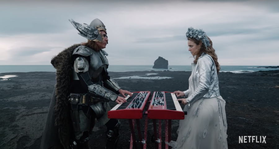 A screenshot from the trailer of Netflix's “Eurovision Song Contest: The Story of Fire Saga.”