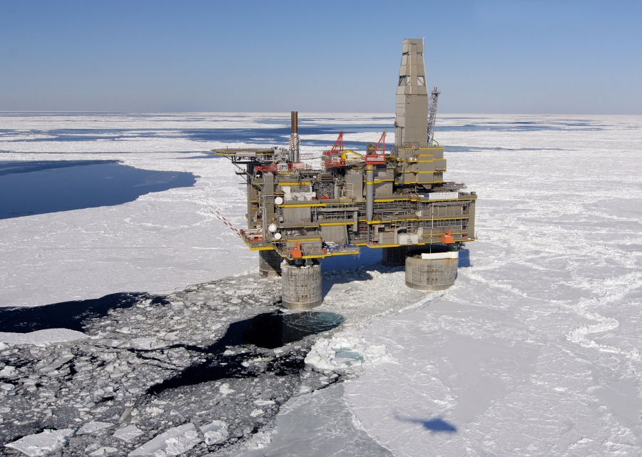An oil and gas project near Sakhalin Island depends on foreign investment and expertise. An oil and gas project near Sakhalin Island depends on foreign investment and expertise.