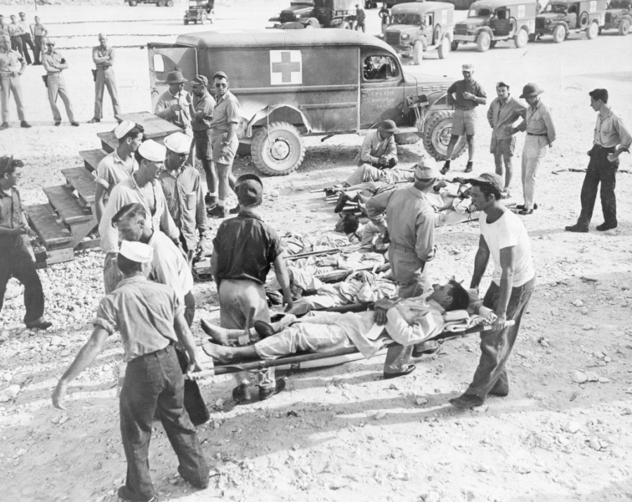 Not everyone made it to shore after the torpedoing of the USS Indianapolis. Not everyone made it to shore after the torpedoing of the USS Indianapolis.