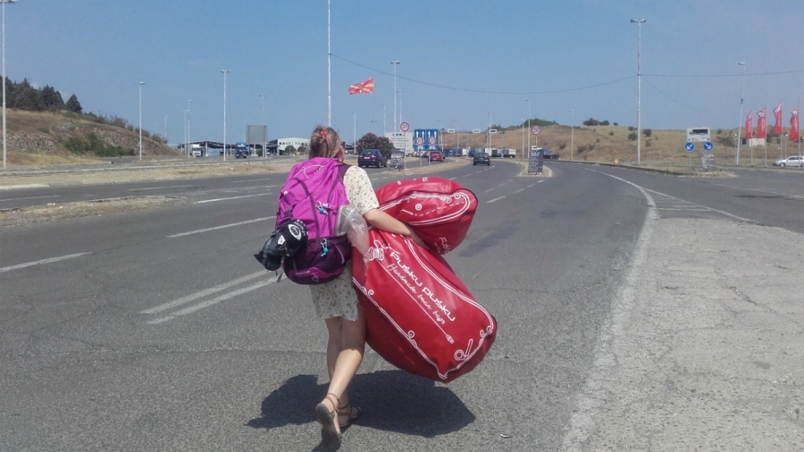 walk with sofa