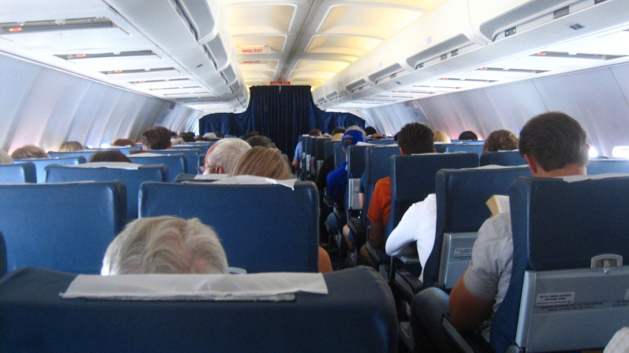 Spreadable disease in an airplane cabin Since the inception of commercial air travel, the insides of airplane cabins have been associated with a higher likelihood of catching a cold or other spreadable disease. New research has sought out to see if scientific facts back up those sentiments.