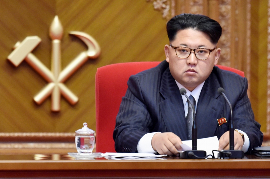 North Korean leader Kim Jong-un attends the first congress of the country's ruling Workers' Party in 36 years, in Pyongyang, North Korea on May 9, 2016. North Korean leader Kim Jong-un attends the first congress of the country's ruling Workers' Party in 36 years, in Pyongyang, North Korea on May 9, 2016.