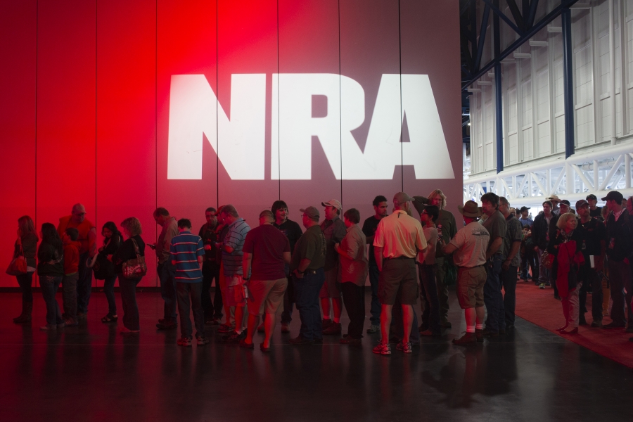 Attendees line up to meet musician Ted Nugent at a book signing event during the National Rifle Association's annual meeting in Houston, Texas, on May 5, 2013. Attendees line up to meet musician Ted Nugent at a book signing event during the National Rifle Association's annual meeting in Houston, Texas, on May 5, 2013.