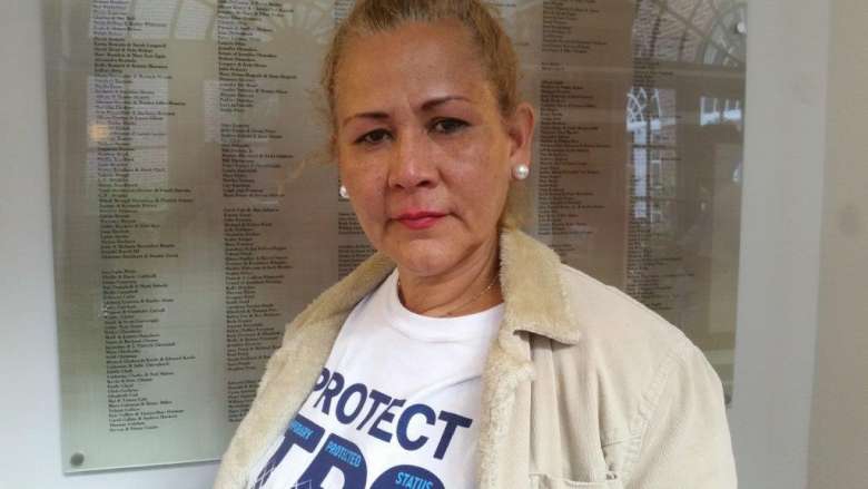 Dina Paredes of Los Angeles and her husband have had Temporary Protected Status since 2001.