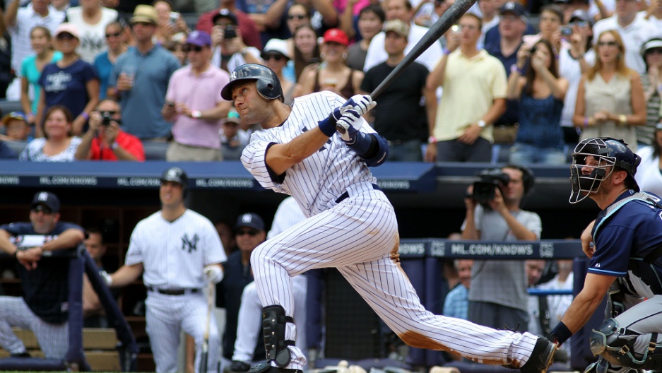 derek jeter first home run