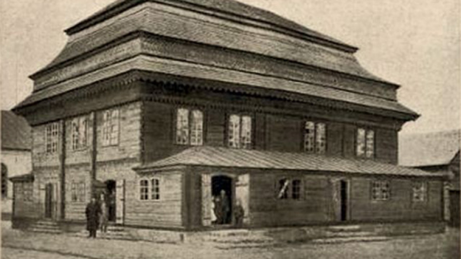 Jedwabne, Poland synagogue in 19th century