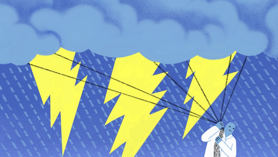 Kurt Vonnegut and the Rainmakers, illustration