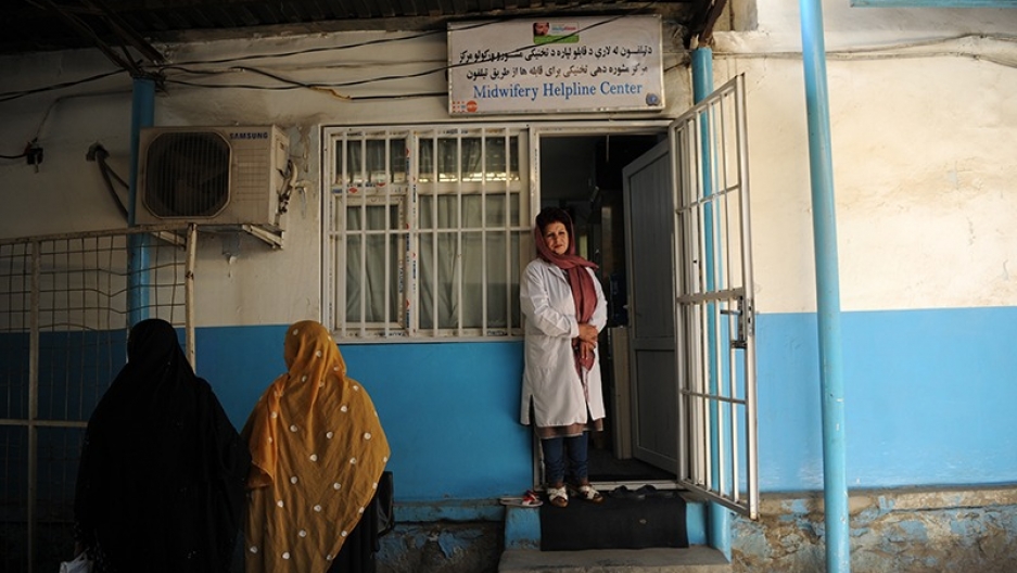Dr. Rona Abidi Shayan heads the Midwifery Helpline Center in Kabul, Afghanistan. Dr. Rona Abidi Shayan heads the Midwifery Helpline Center in Kabul, Afghanistan.